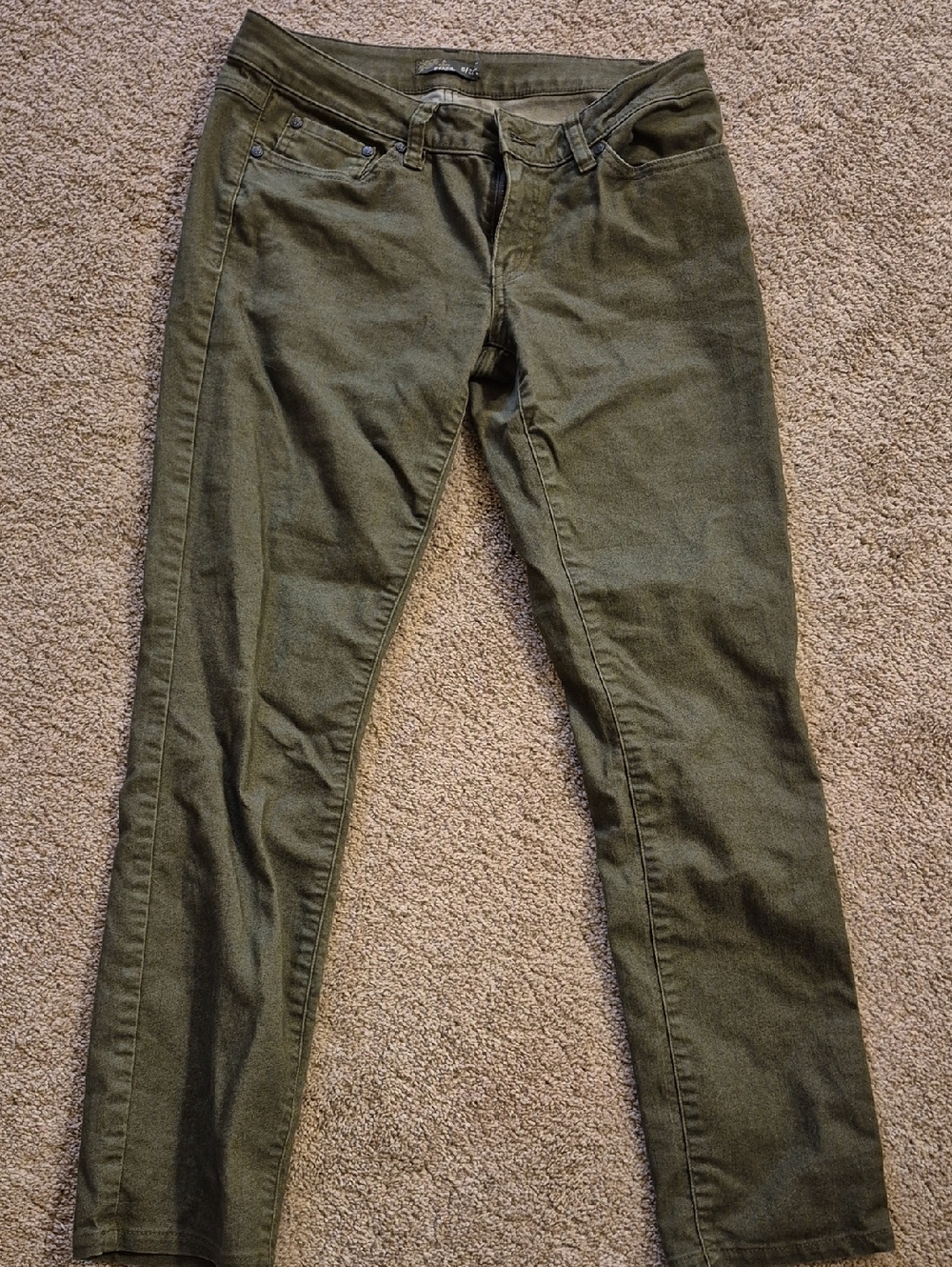 Prana Olive Green Casual Pants